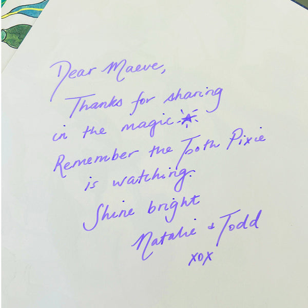 Tooth Pixies Signed First Edition | Tooth Fairy Storybook